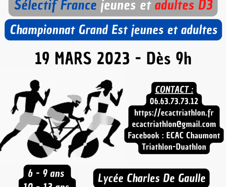 Championnats Grand Est de Duathlon Chaumont